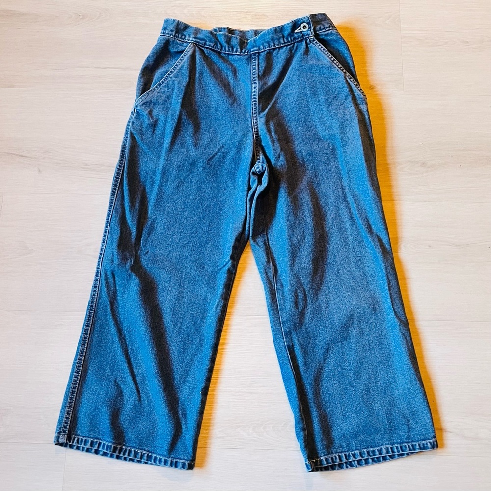 Levi's Dry Goods Women's 90's Wide Leg Cropped Blue Jeans Size 10M WPL-423